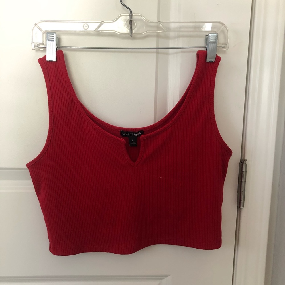 Fashion nova size L crop top
